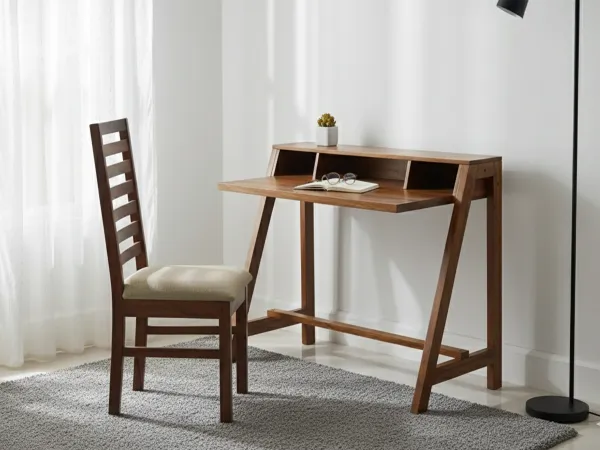 Hugo Study Table with Wooden Chair
